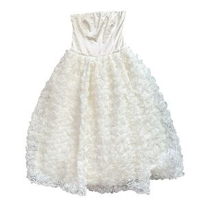 Reformation Rosy Dress Ivory